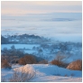 slides/Foggy Sussex in Snow.jpg washington village in snow,west sussex,south downs national park in snow,winter,freezing,fog,cold,blue Foggy Sussex in Snow